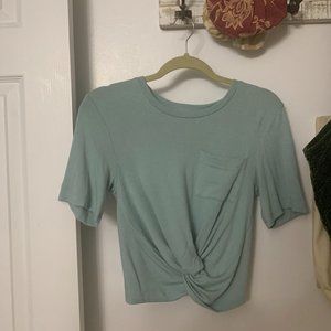 Aritzia / Wilfred Knit Cropped Tee